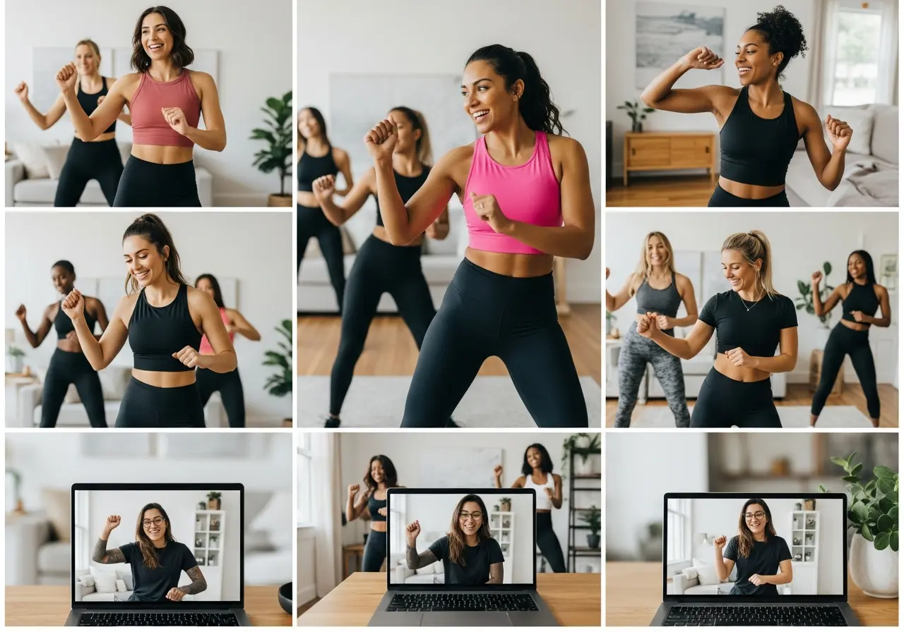 Members in a Sweet Sweat class